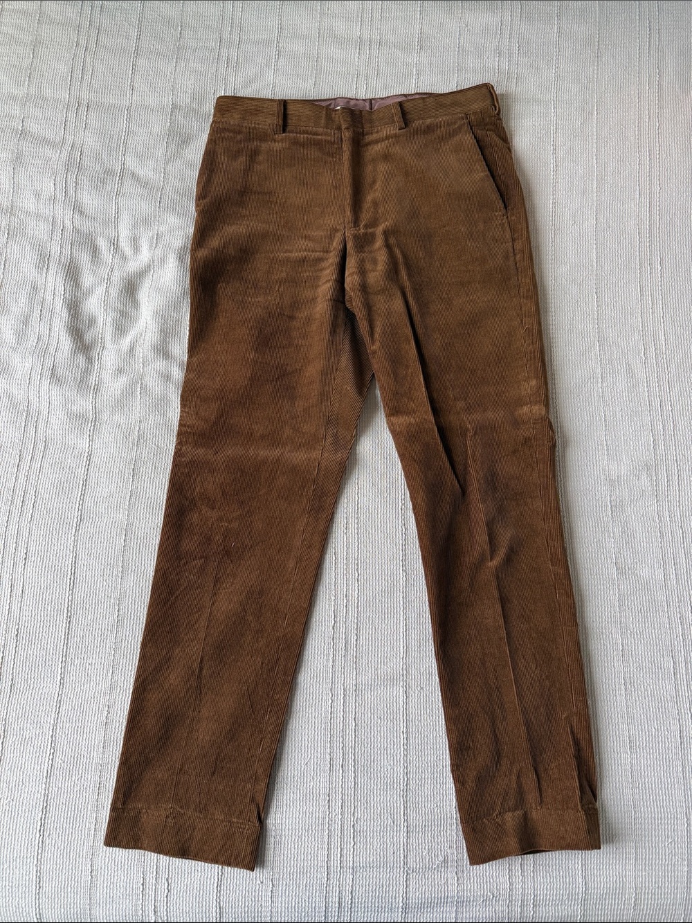 J. Crew Ludlow Copper Brown Corduroy Pants